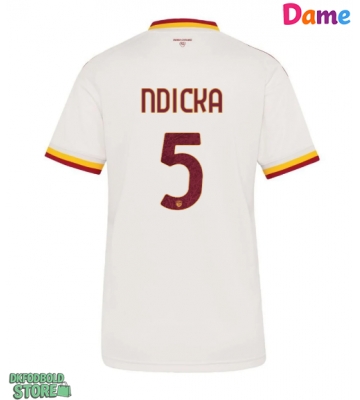 AS Roma Evan Ndicka #5 Replika Udebanetrøje Dame 2026-27 Kortærmet